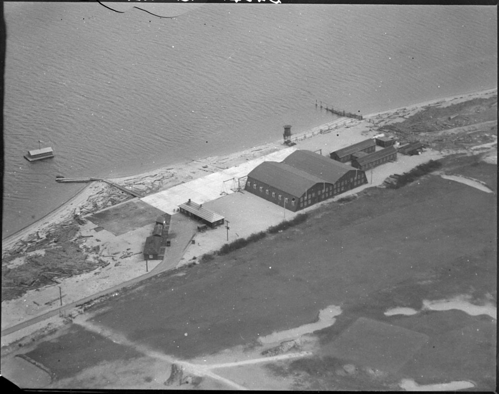 One of the first air stations established after the inception of the Air Board was Jericho Air Station seen here in 1923 near Vancouver, Canada. Canada. Dept. of National Defence / Library and Archives Canada / PA-051943, Public Domain.