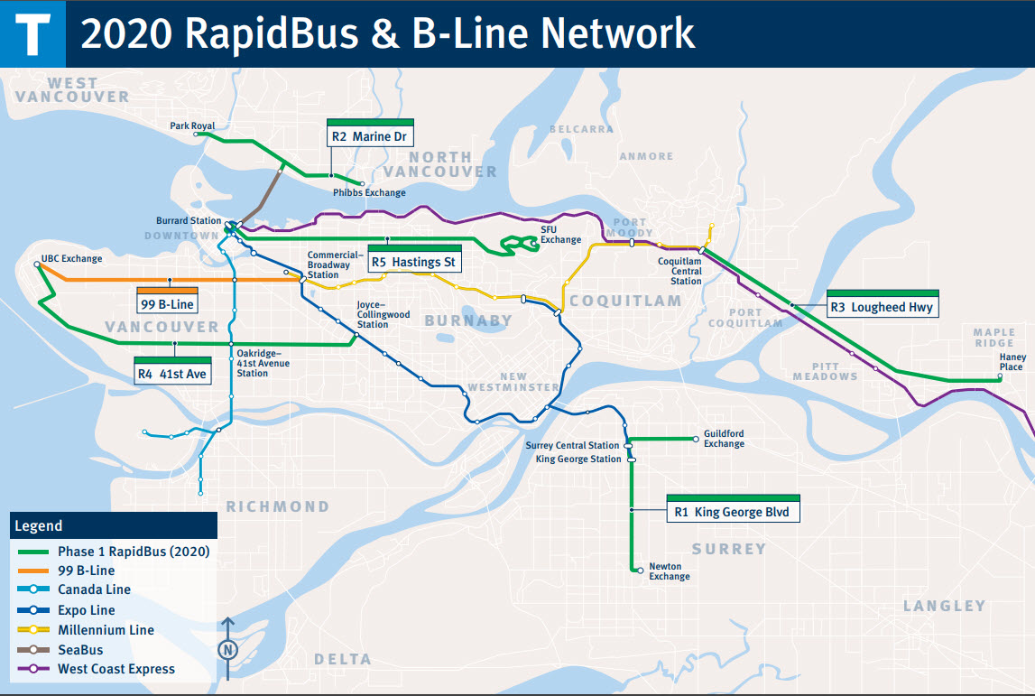 Rapid and frequent transit network in Metro Vancouver [@translink_2020_2020].