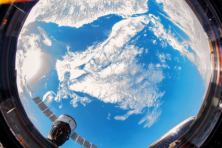 Picture of Newfoundland, Canada, taken by David Saint-Jacques during his space mission [@canadian_space_agency_newfoundland_2019]. [CC BY 3.0 Unported.](https://creativecommons.org/licenses/by/3.0/)